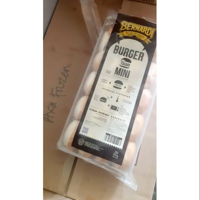 

Roti Burger mini bernardi 20pcs halal