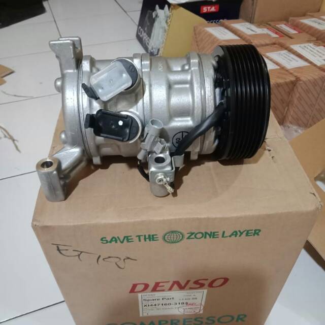 Kompresor ac etios valco assy lengkap satu set denso asli