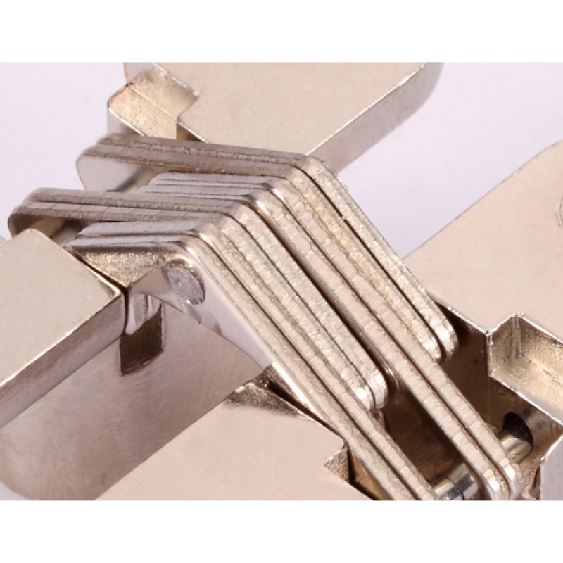 HJK 2pcs Engsel Tanam/Engsel Pintu Tersembunyi/Engsel Concealed Cross/Engsel Lipat Tanam