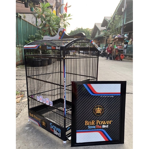 Sangkar kandang kotak bnr decal power no 2
