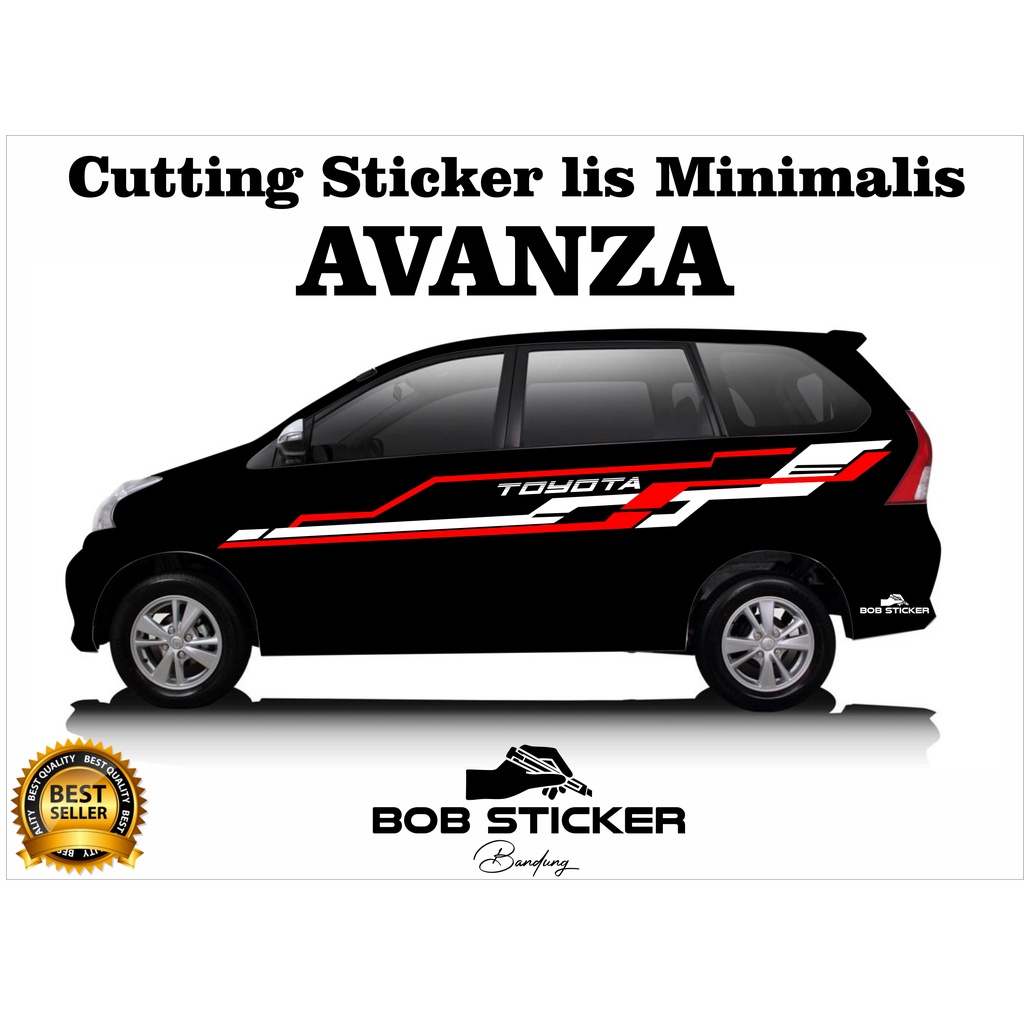 Cutting sticker lis mobil xenia avanza, stiker xenia, stiker avanza