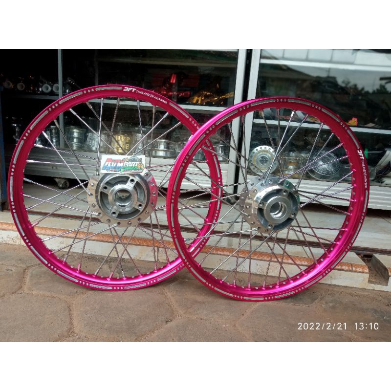 paket velg jari jari sonic veleg jinfei slot pelek dft supra 125 DD blade new rim jinfei bubut slot