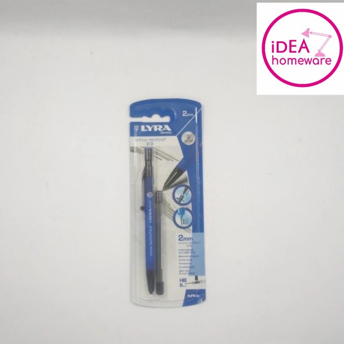 

Mantap Pensil Mekanik 2 Mm Pencil Lyra Orlow Techno 2.0 Free Refill Hb 6 Pcs Trendi