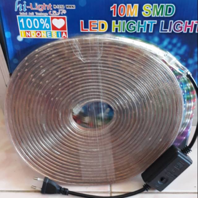Lampu led selang SMD Led hight light/ panjang 10 meter plus adaptor/lampu led berkedip jalan