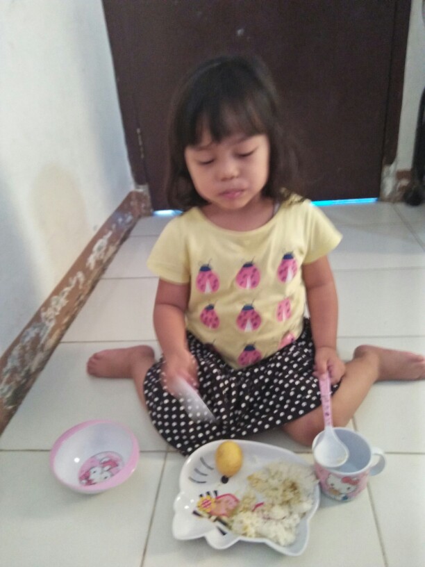 Set Alat Makan Melamine Hello Kitty (paket Piring Kepala)