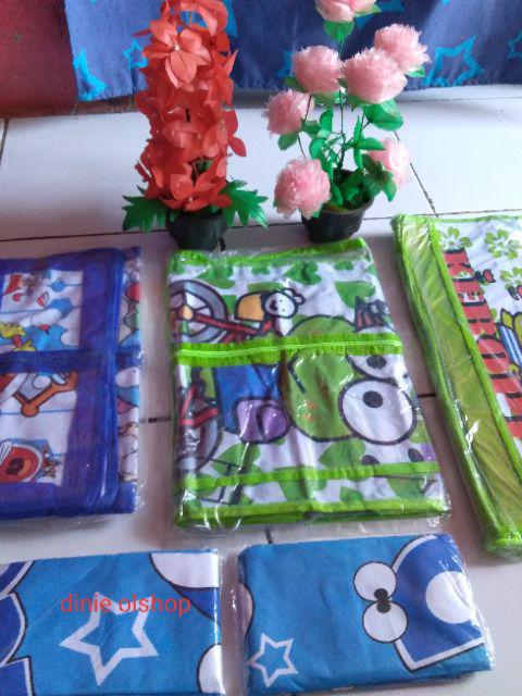 Rak Tas Gantung Hanger Bag Zipper Motif Karakter