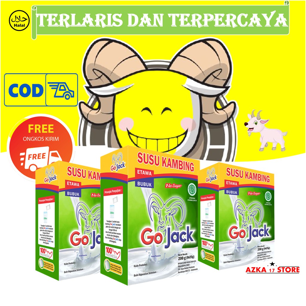 

Susu Kambing Etawa Go Jack 200g (No Sugar)