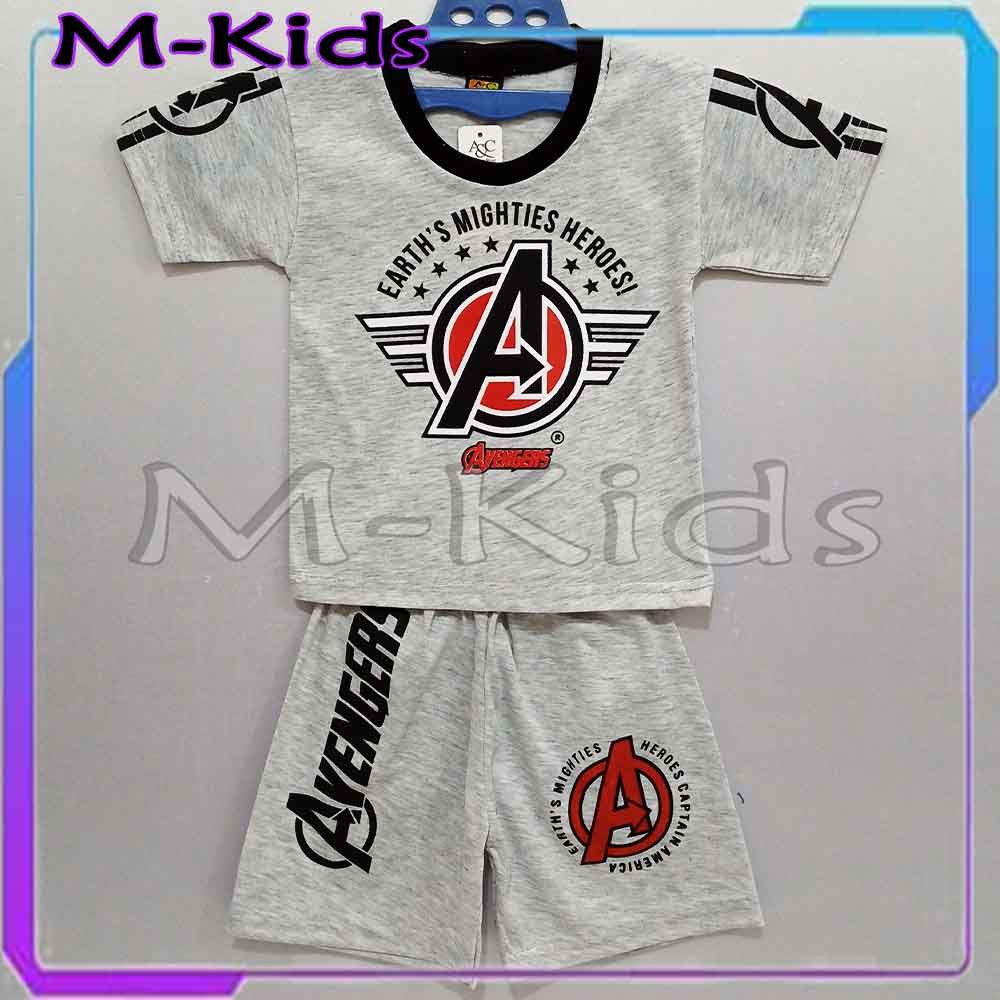 MKids88 - Baju Setelan KAOS Anak Misty Aneka Gambar / Motif