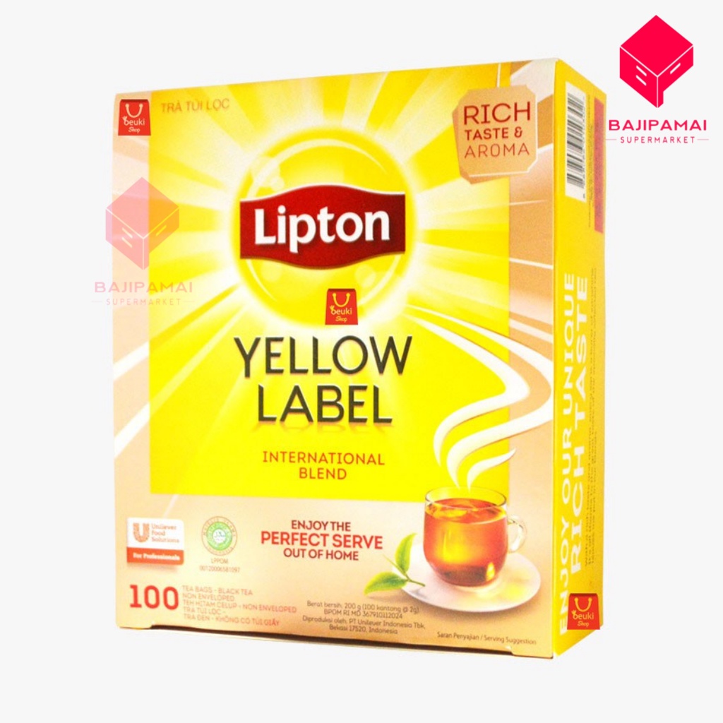 

Lipton Yellow Label Tea non enveloped 100's