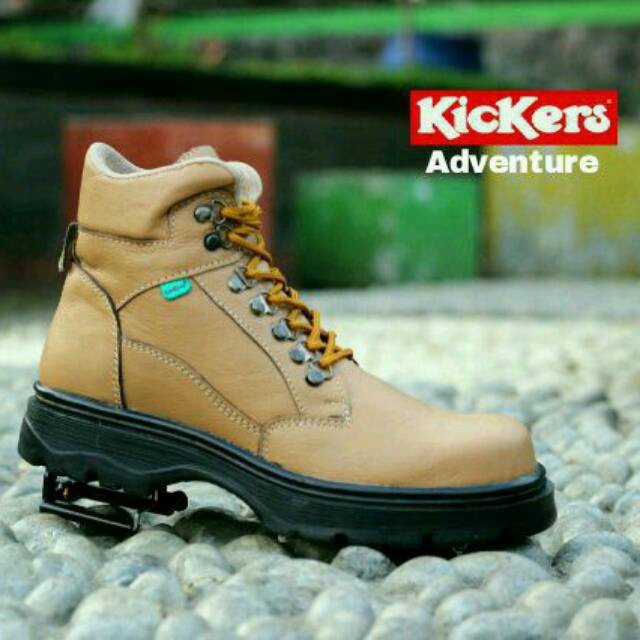 BEST QUALITY sepatu kickers boots safety sepatu kulit sepatu asli sepatu pria sepatu pdl delta ori
