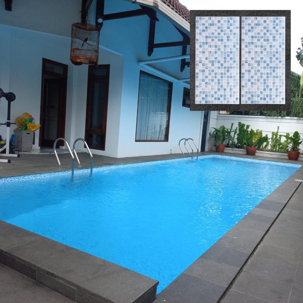 Keramik Kolam Renang Murah Keramik Kolam Renang Aesthetic Keramik Kolam Renang Motif Mosaic Keramik 