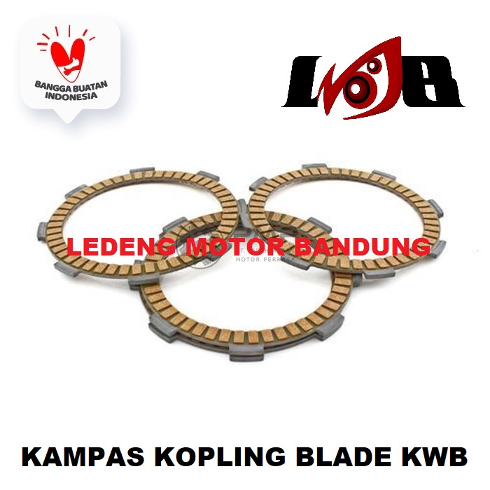 NPP Kampas Plat Kopling Blade KWB Honda Revo Clutch 3 Lembar