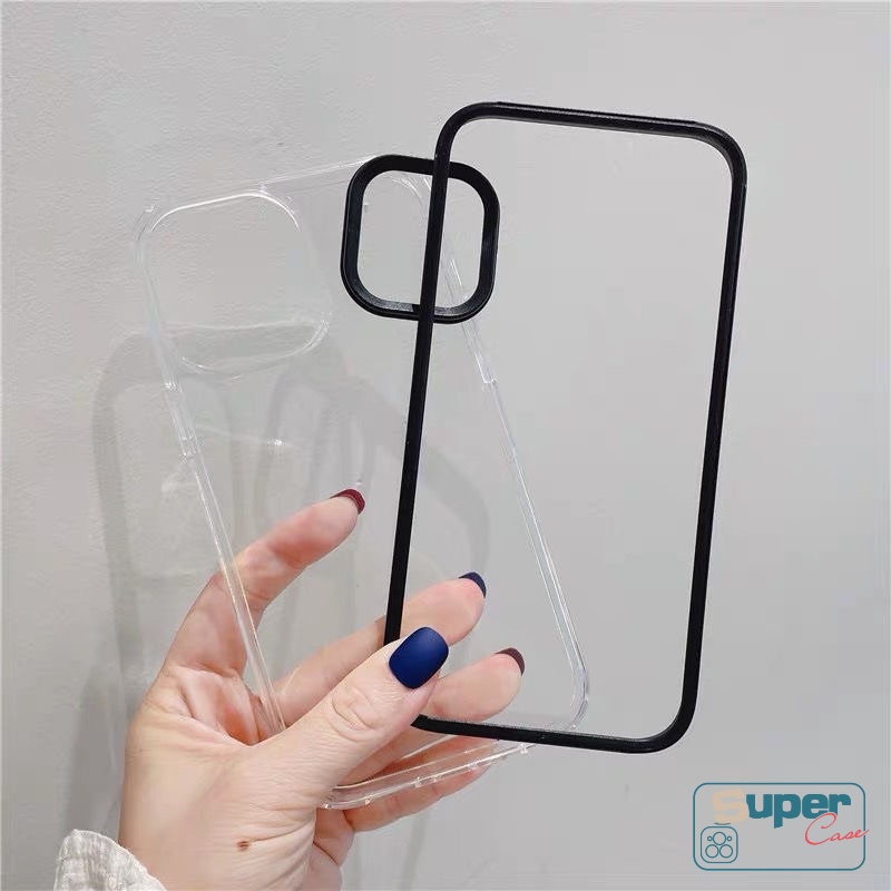 Casing Oppo A16 A15 A95 A74 A16s A54 A7 A12 A15s A1k A52 A72 A92 A92 A5s A3s A9 A5 A53 A33 A32 A31 2020 A94 A35 4F 5F 3 in 1 Casing Soft Case Dengan Frame