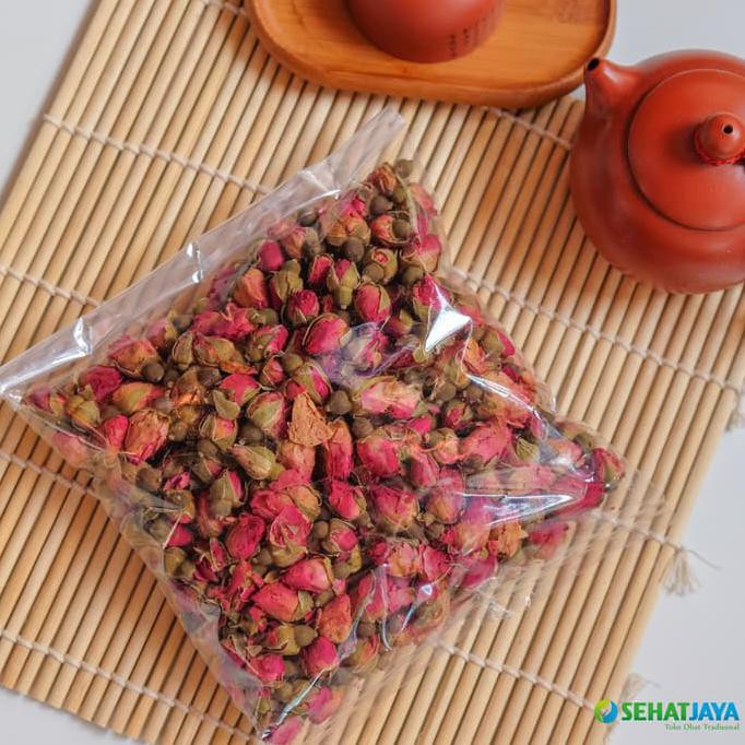 

Teh bunga Mawar ( Red rose buds flower tea ) 50 gram GRATIS ONGKIR