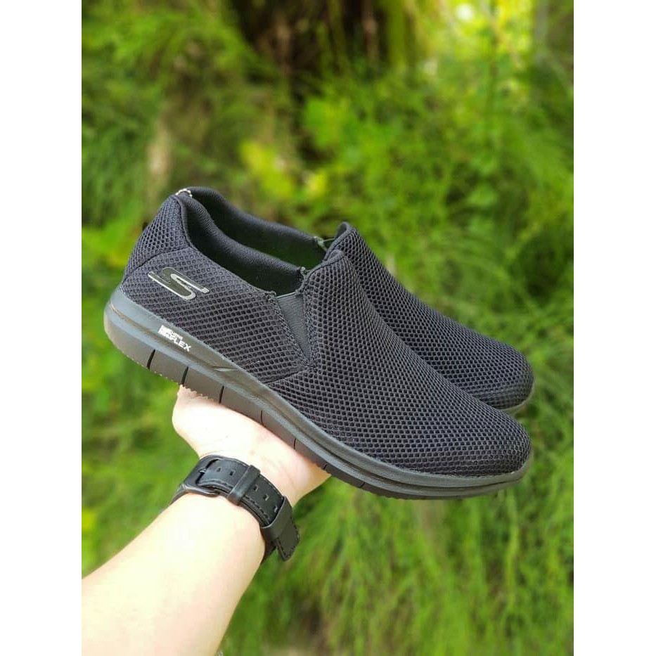 SEPATU SKECHERS GOFLEX COMPLETION 2 - Abu-abu ORIGINAL