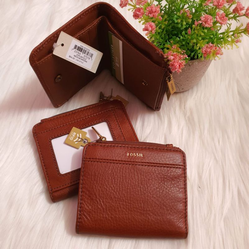 Dompet Fossil Pendek Short Wallet Jori Bifold Brown