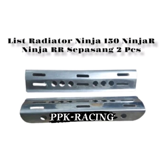 Cover List Radiator Ninja R Ninja RR Stainless Sepasang