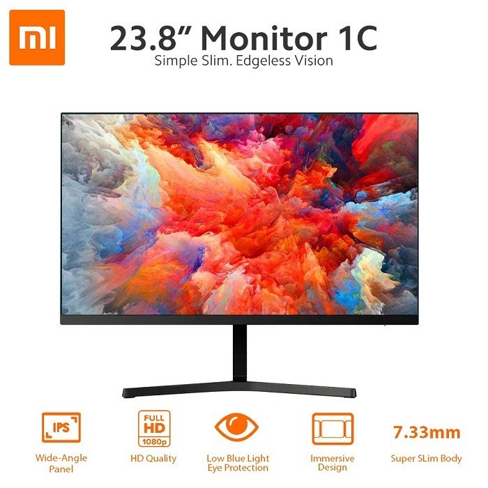 Xiaomi Mi Desktop Monitor 1C 1 C 23,8 inch Full HD Slim