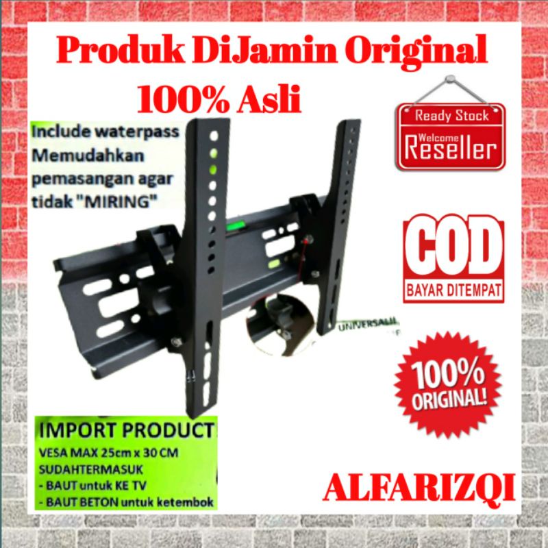 [ TERJAMIN ] BRACKET BREKET BRECKET TV 43 40 32 29 24 21 17 14 "  inch KOKOH & BERKUALITAS LG SAMSUN