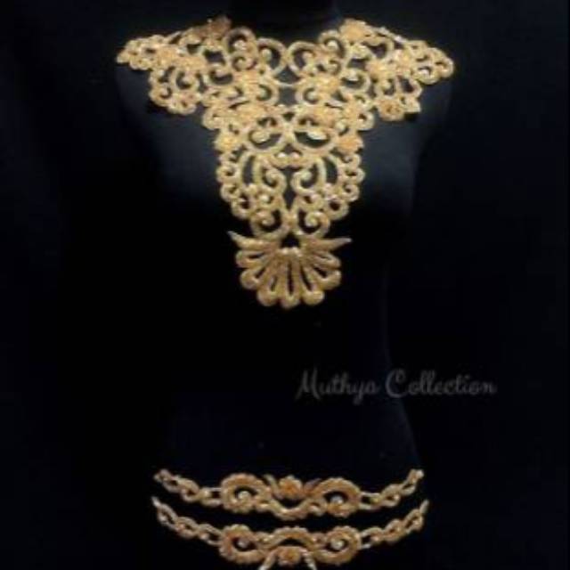 Renda Gold kaftan Full Payet