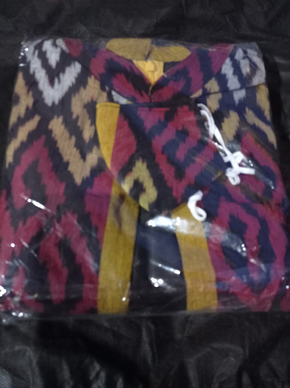 Abaya Tenun Mix Toyobo/gamis Tenun Original/gamis Batik/gamis Tenun Murah