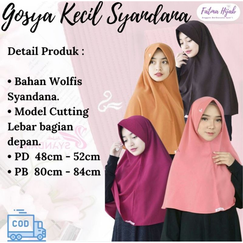 Hijab Syandana Gocil | Bergo Syandana (S) | Hijab Syandana
