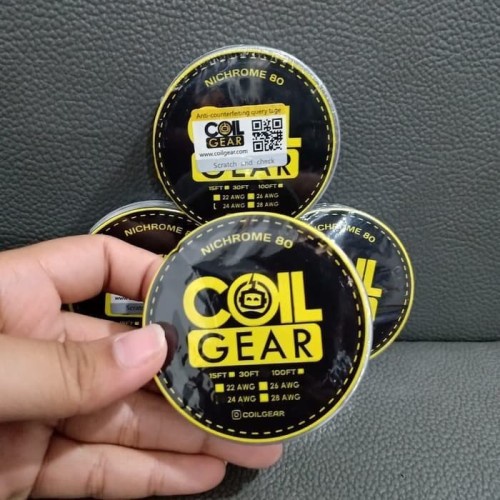 KAWAT COIL GEAR NICHROME NI80 30FT 24 26 AWG TERMURAH