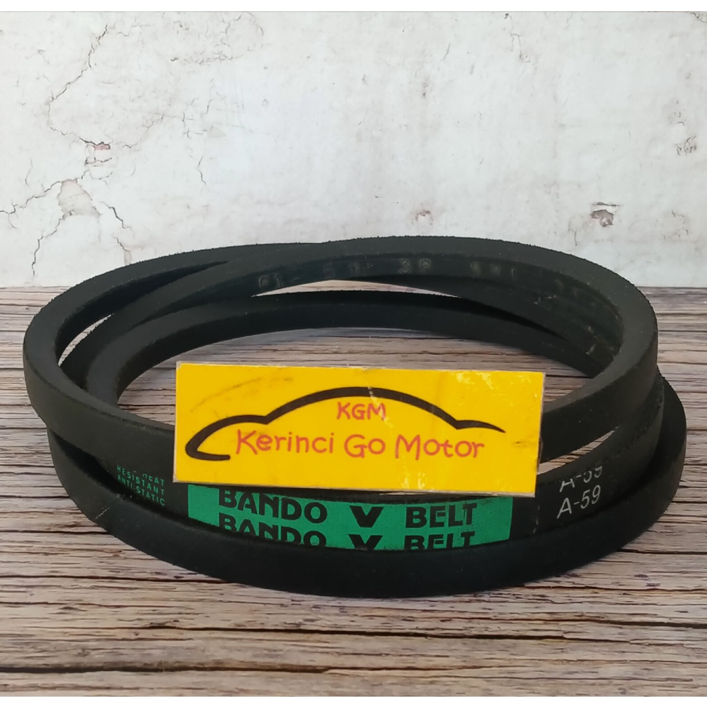 BANDO VAN BELT A-59 V BELT TALI KIPAS A59 FAN BELT VANBELT POLOS A-59