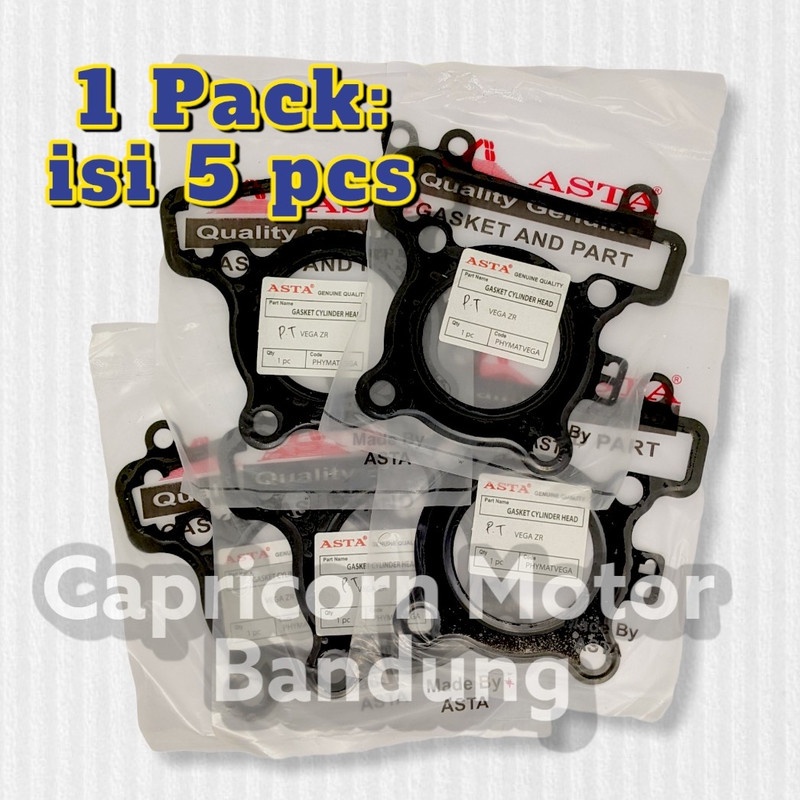 PAKING GASKET CYLINDER HEAD ATAS VEGA ZR JUPITER Z NEW 2010 ASTA ISI 5 PACKING KOP