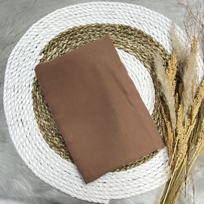 Daily Hijab Bella Square / Jilbab Kerudung segiempat 4-Bella POLOS MOCCA