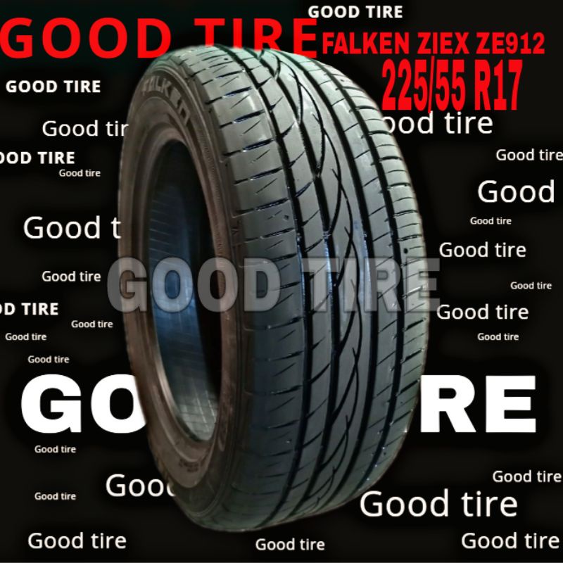 FALKEN ZIEX 225-55-17 R17 COPOTAN SEKEN BEKAS BAN MOBIL CAMRY HONDA ACCORD