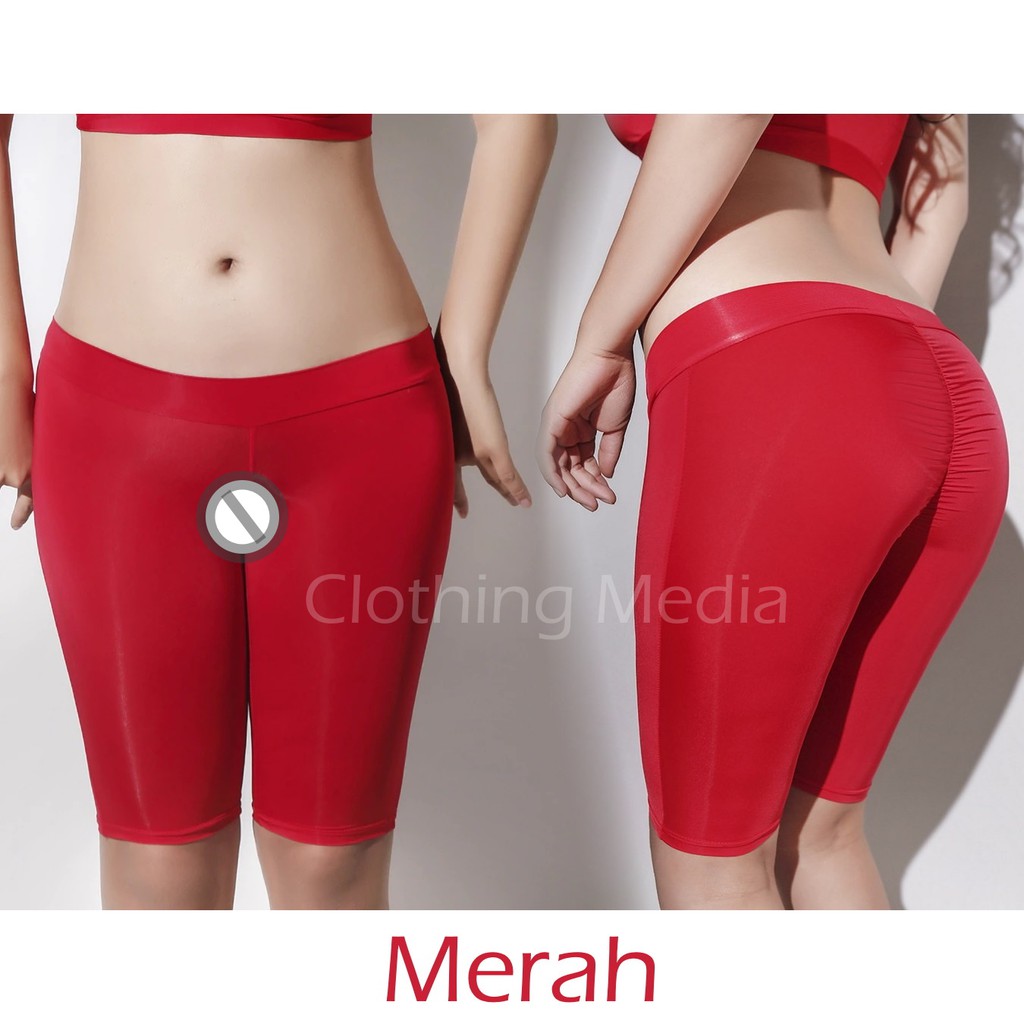Celana Pendek Silky Halus Wanita Semi Transparan Boyshort Safety Pants Elastis
