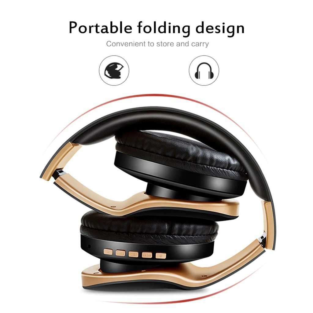 SN-P18 - Folding Wireless Bluetooth 4.2 Headphone with FM Radio