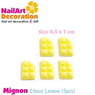 DEKORASI SLIME / CLAY / NAIL ART BENTUK COKLAT MIGNON CHOCO KUKU