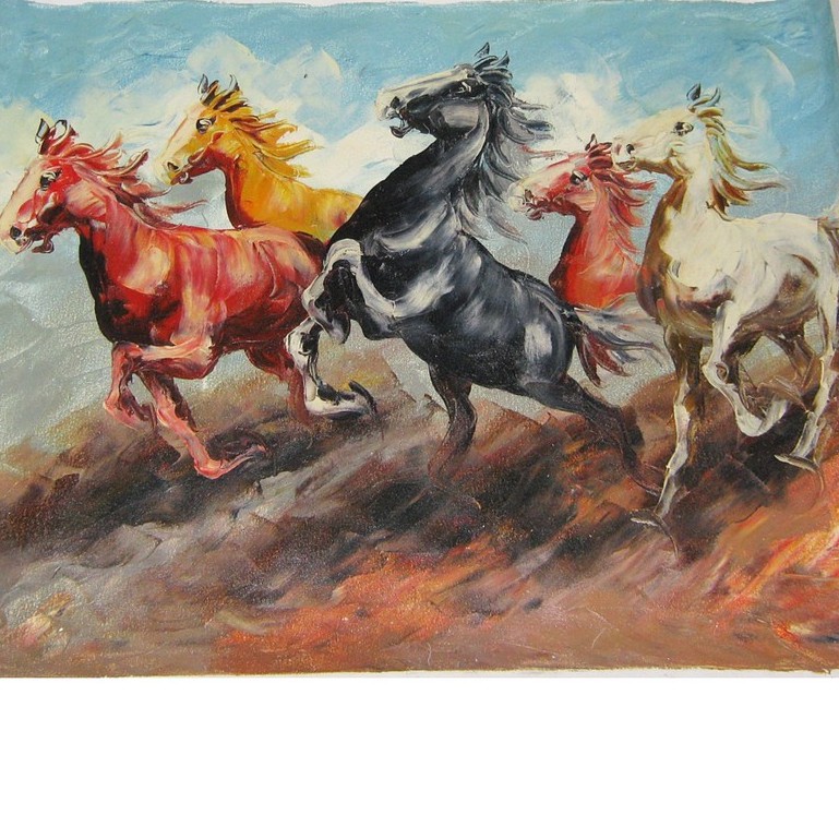 Lukisan Kuda Berlari