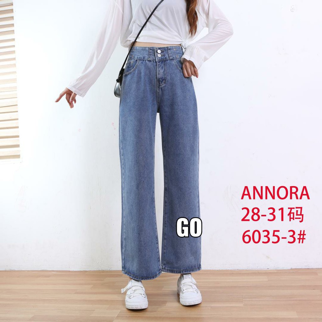 gof CELANA KULOT JEANS WANITA ANNORA JEANS KULOT CEWEK