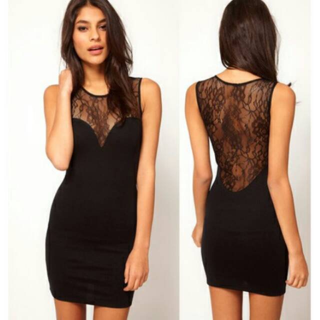 Dress Wanita Slim Bodyfit Europe Night