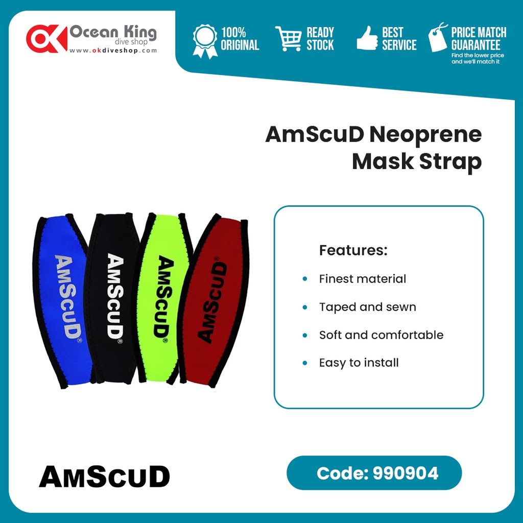 MASK STRAP NEOPRENE AMSCUD