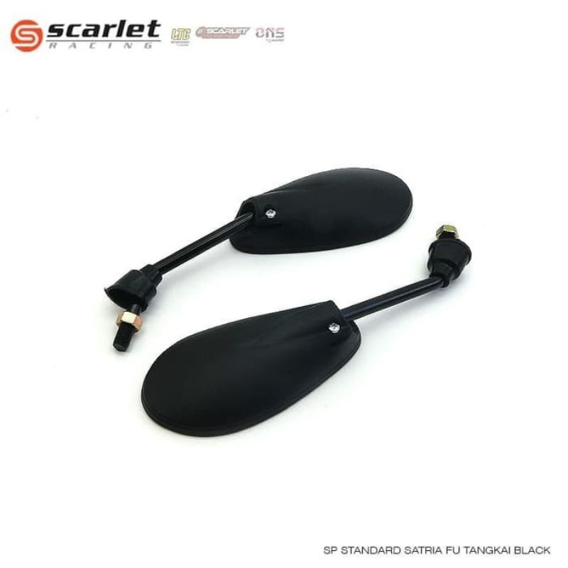 SPION STANDAR SCARLET SEPASANG 1SET KARBON SUZUKI SATRIA FU SHOGUN SMASH DLL