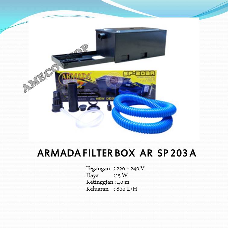 ARMADA Filter Box Aquarium AR SP 203 A