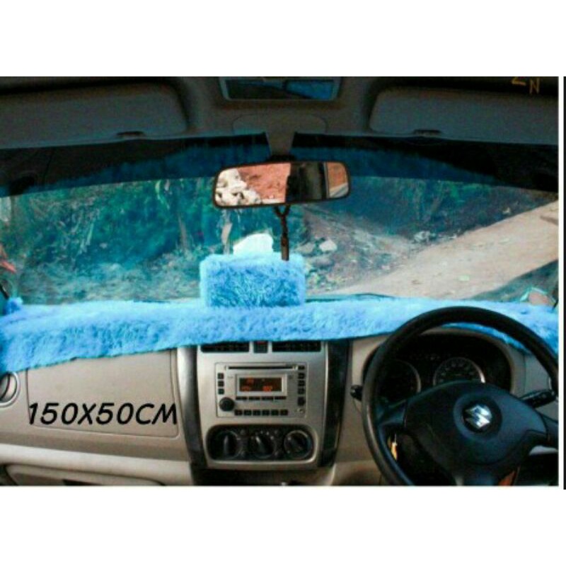 KarpetDasboardMobilBuluP150xL50BuluRasfurBuluBoneka/AlasDasboardAllMobil mobil Avanza fortuner apv b