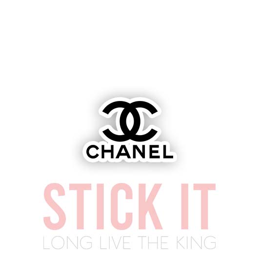 

Stiker chanel sablon setrika DTF kaos baju sticker fashion 12