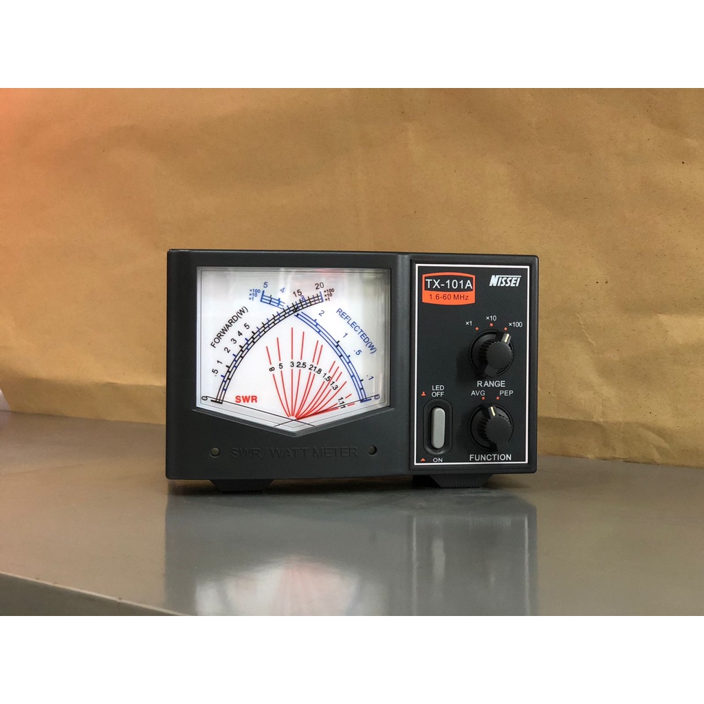 NISSEI TX-101A SWR Power Meter HF 1.6-60 MHz 2KW TX101 TX101A