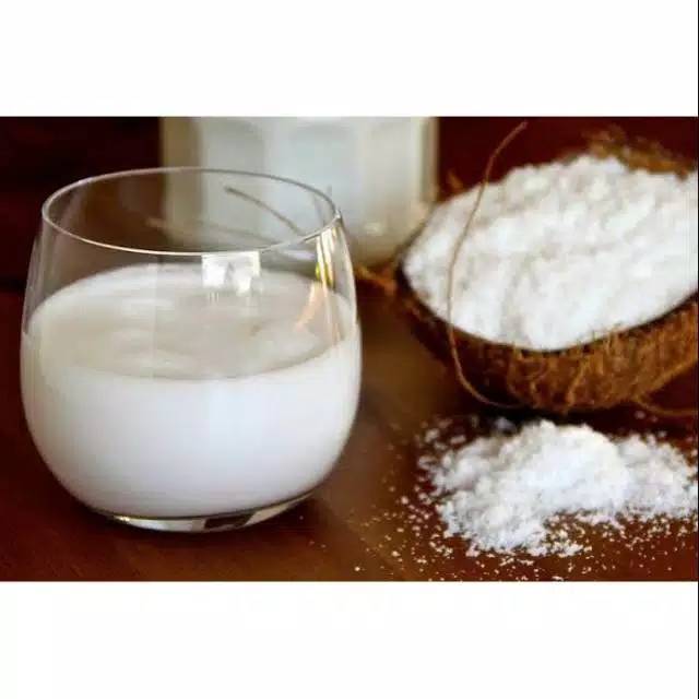 

Santan kental dari parutan 1 kelapa