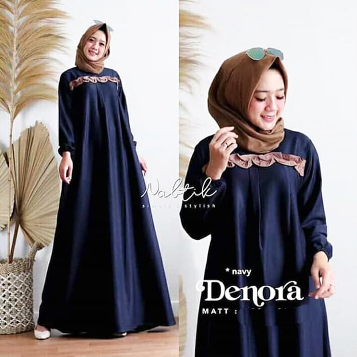 gamis DENORA DRESSS /gamis terbaru / gamis remaja