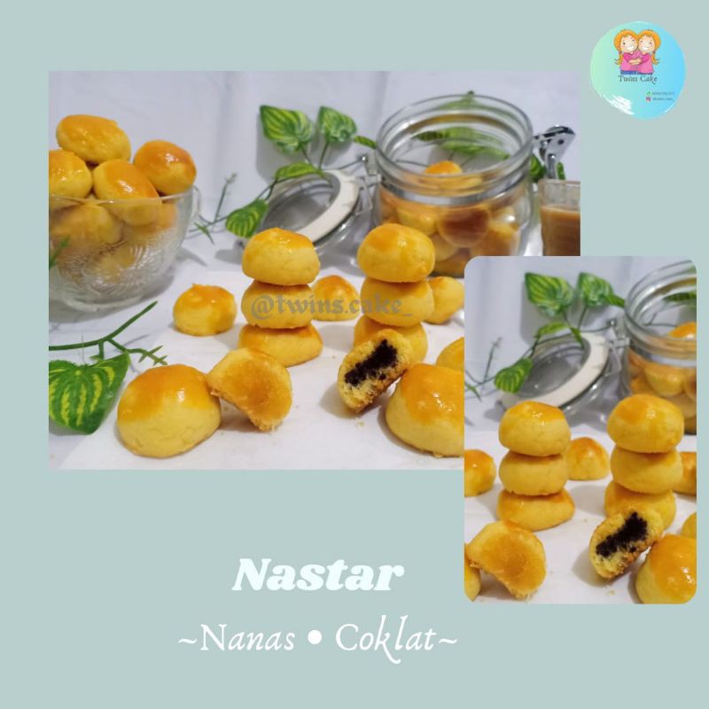 

Nastar Nanas / Nastar Coklat 250 gram / Kue Kering / Kue Lebaran - Twins Snack