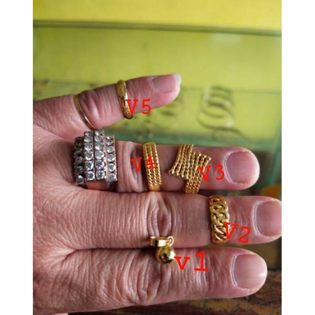 cincin 24K Emas LM kadar 99%