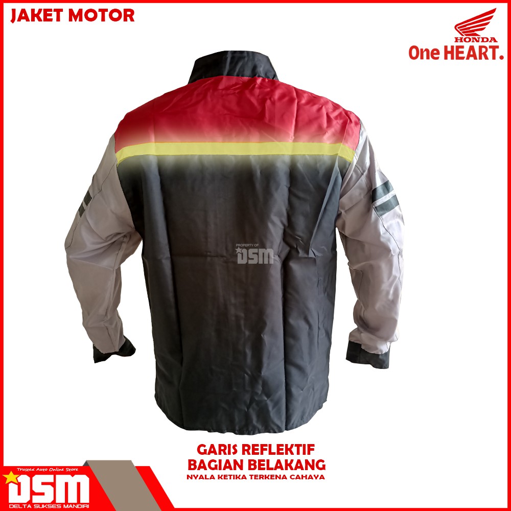 Jaket Motor Honda Bahan Parasut / Ori AHM