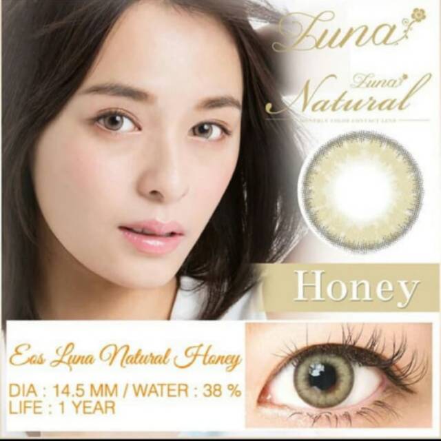 Softlens eos luna honey