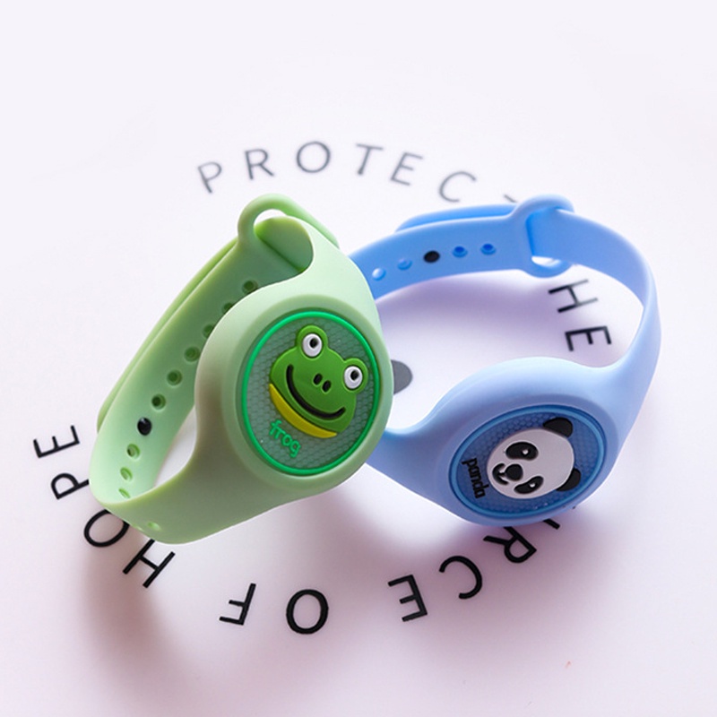 Gelang Anti Nyamuk Anal-Anak + LED Gelang lucu Gelang jam tangan (Packaging Dus)/C213